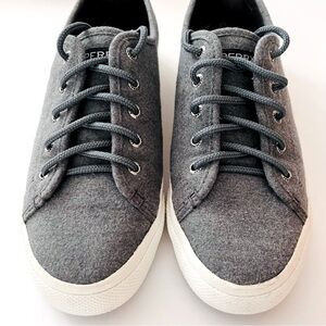 Sperry Top-Siders Gray Fabric 7.5